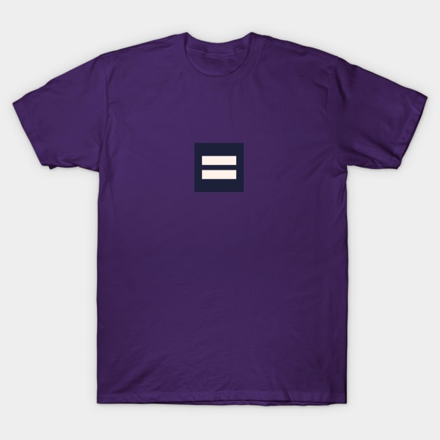 Solid Purple Equality T-shirt T-Shirt by silversurfer2000